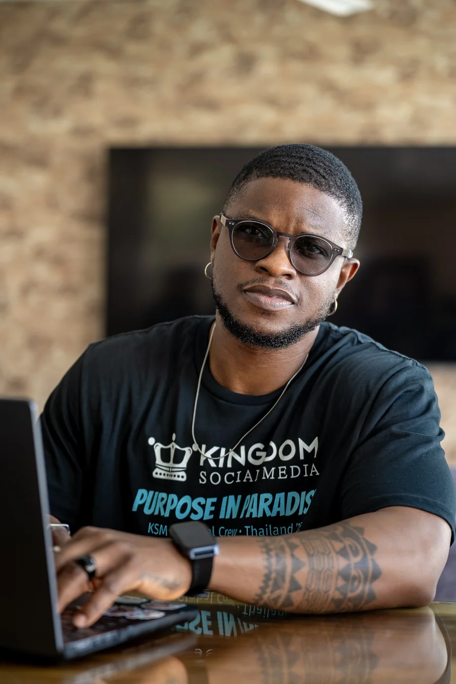 Emmanuel O. Awefada at work