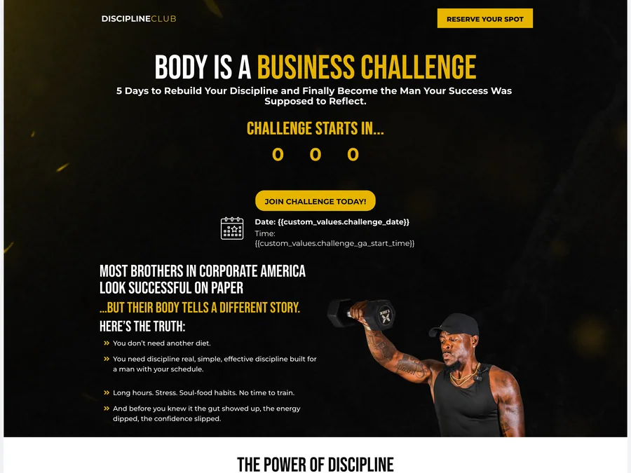 Body Is A Business Challenge