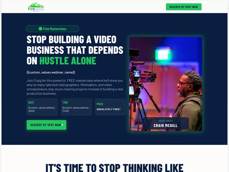 Stop Building a Video Business That Depends on Hustle Alone