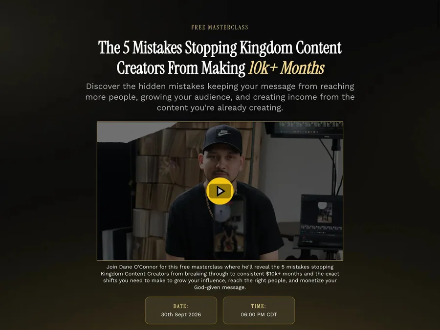 5 Mistakes Stopping Kingdom Content Creators