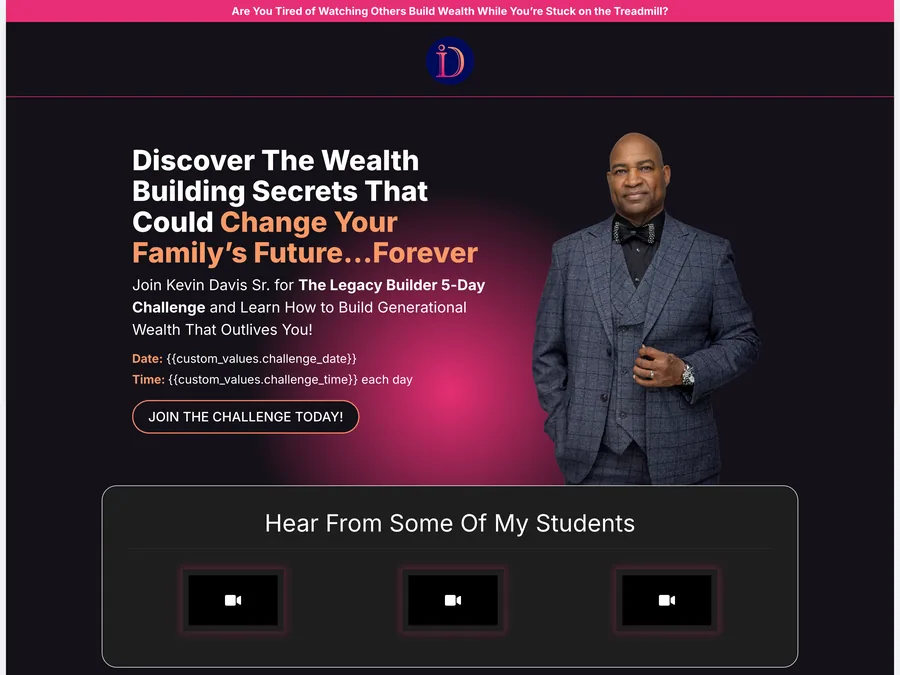 The Legacy Builder 5 Day Challenge