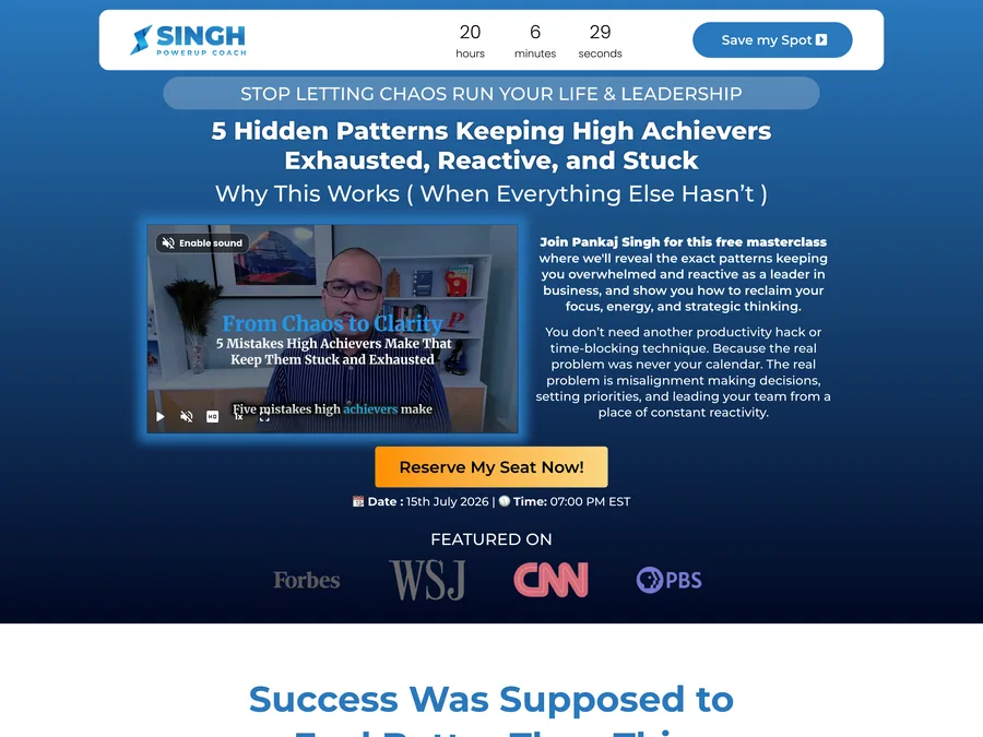 5 Hidden Patterns Keeping High Achievers Exhausted and Stuck