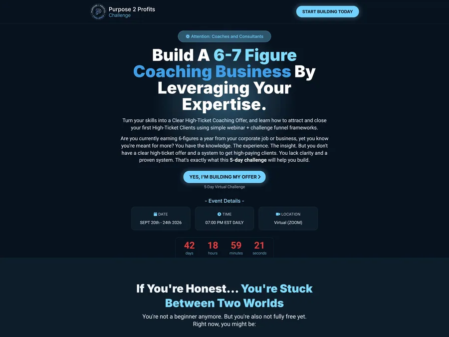 Purpose 2 Profits Challenge