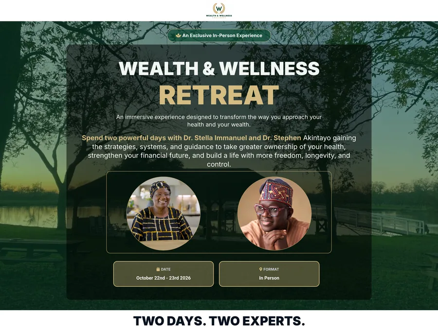Wealth & Wellness Retreat